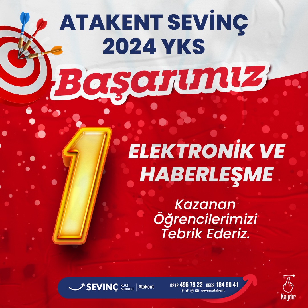 2024 YKS Başarılarımız -elektronik haberleşme