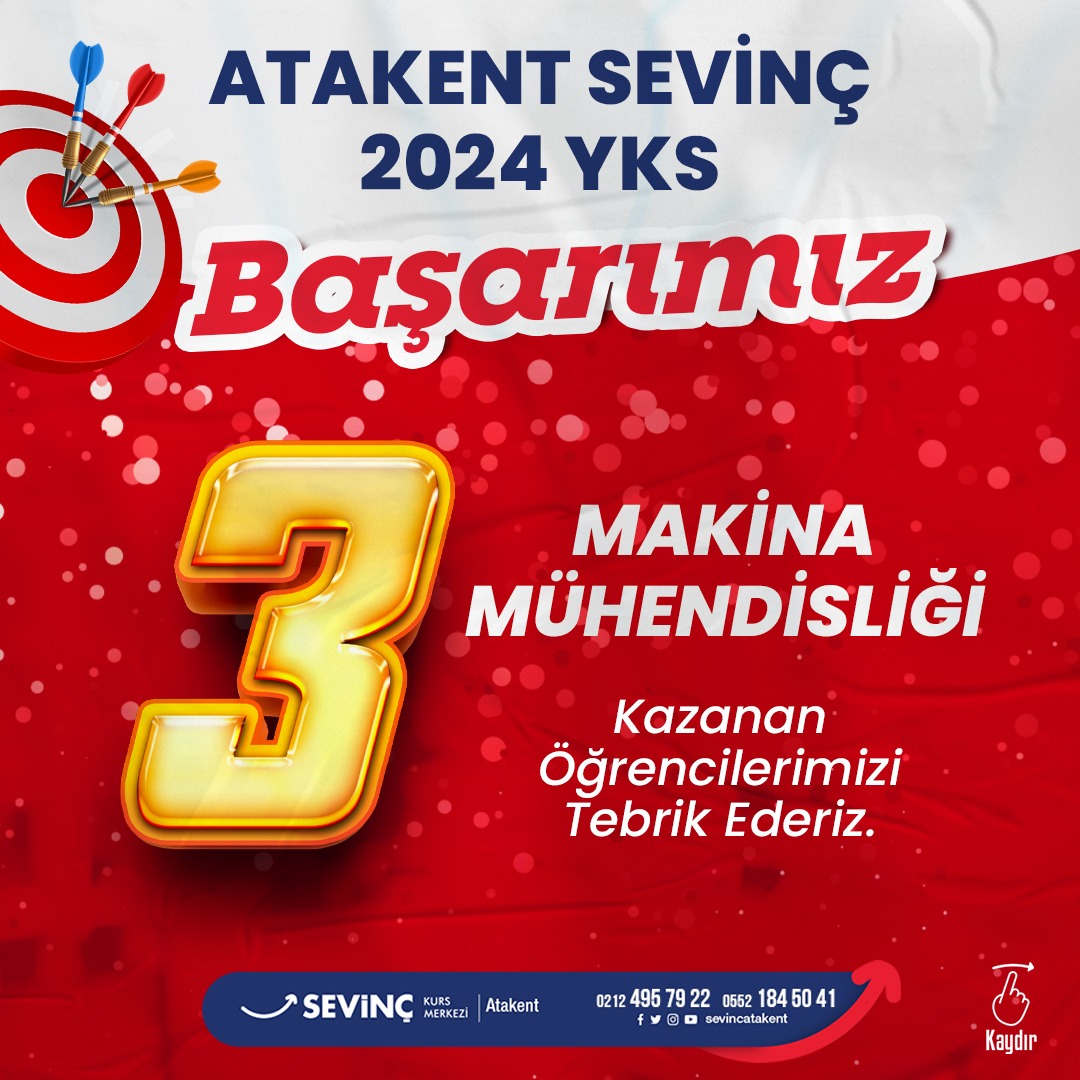 2024 YKS Başarılarımız - makina