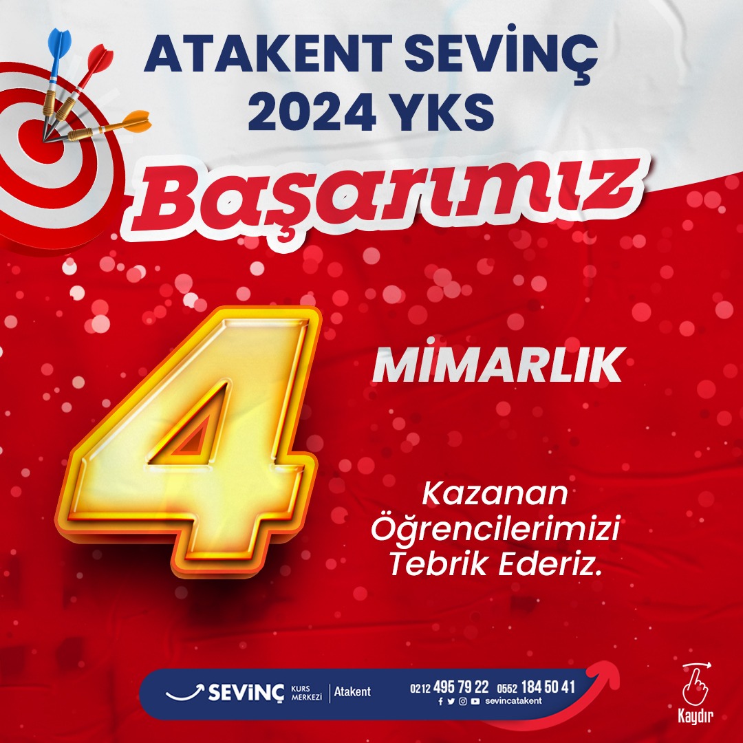 2024 YKS Başarılarımız - mimar