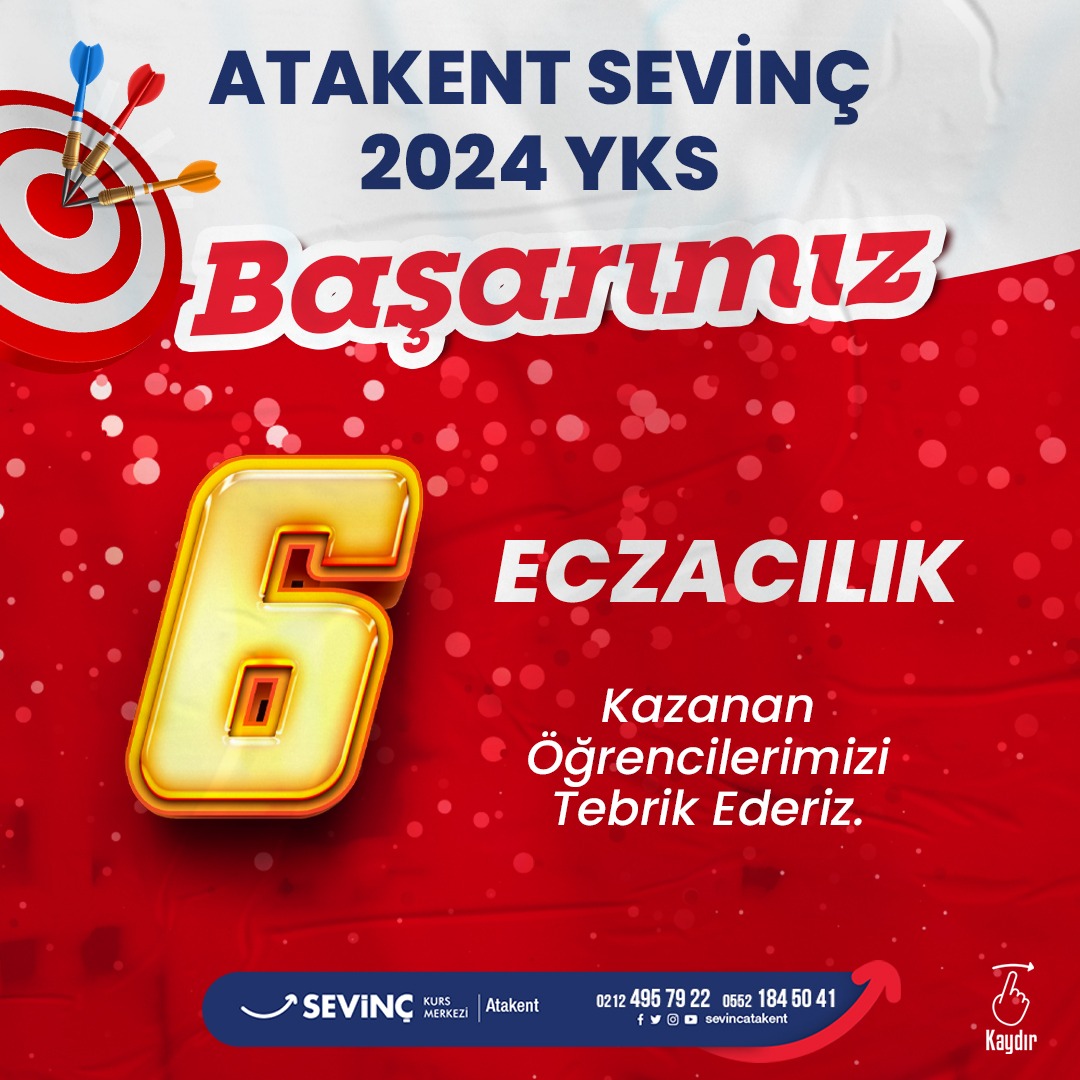 2024 YKS Başarılarımız - eczacılık