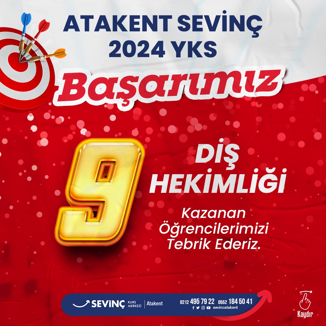 2024 YKS Başarılarımız - dis hekimligi